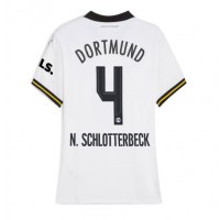 Fotballdrakt Dame Borussia Dortmund Nico Schlotterbeck #4 Tredjedrakt 2024-25 Kortermet